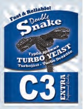 DoubleSnake C3 Turbo élesztőcsomag (842) DoubleSnake C3 Turbo élesztőcsomag (842)